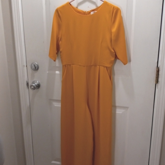 GB Girls Sz 16  Mustard Jumpsuit, Wide legs, & pockets.              LAST CHANCE - Picture 2 of 7